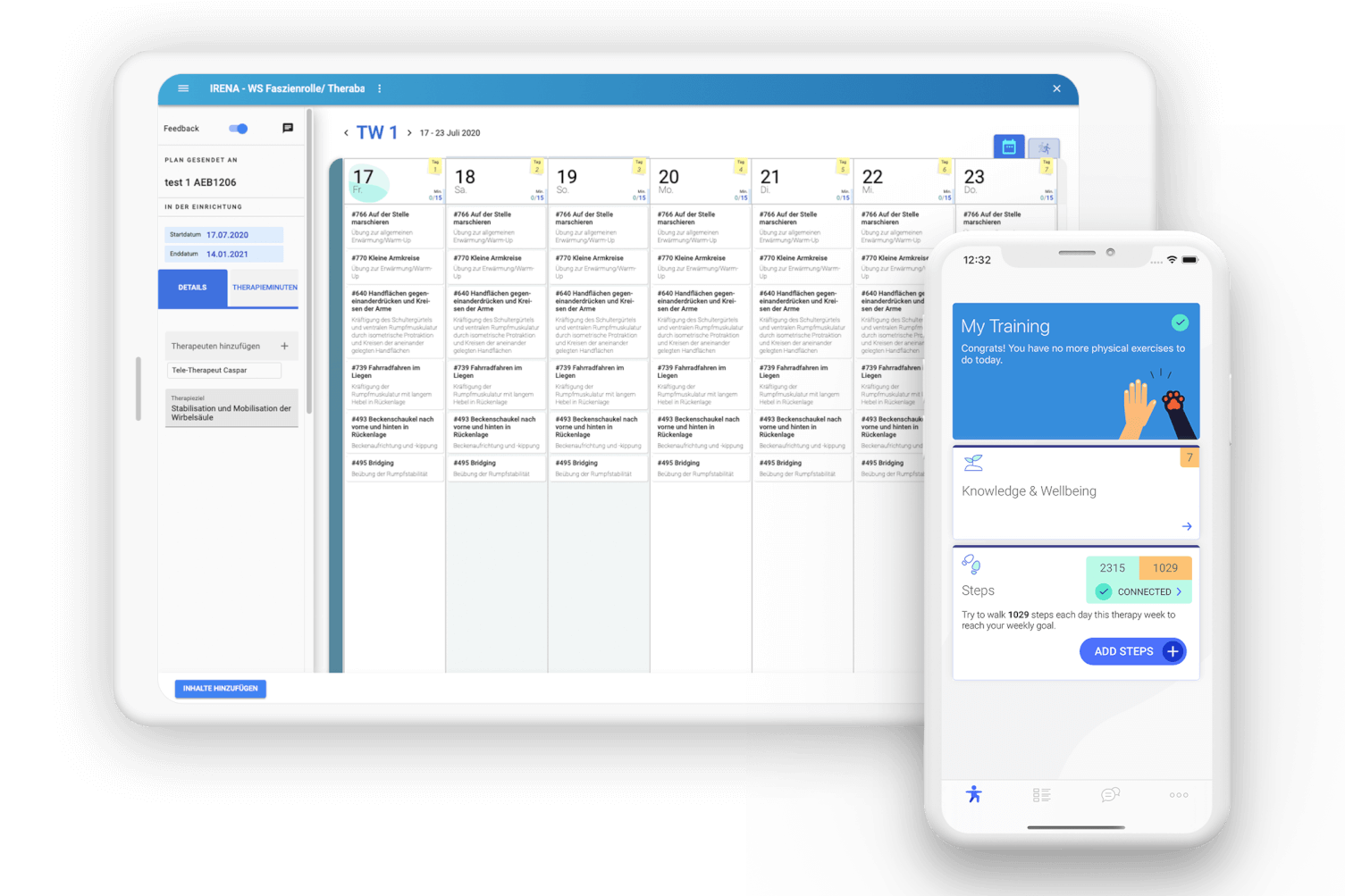 Caspar Health Trainingsplan