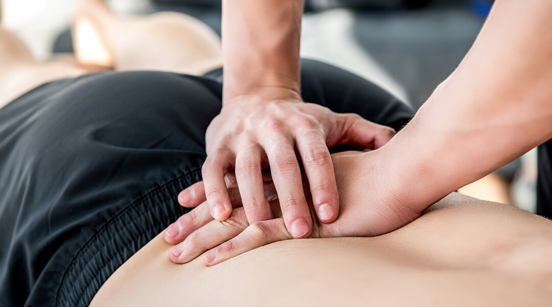 Massageangebot in der physikalischen Therapie